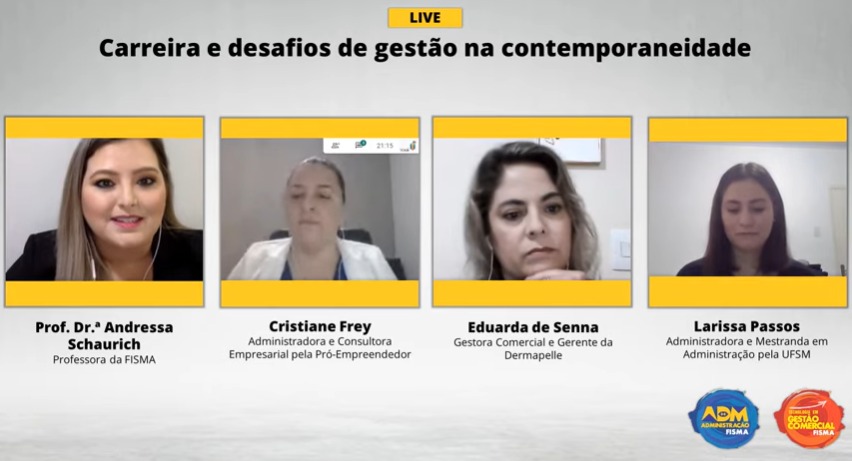 Lives Realizadas Pelas Cursos De Administra O E Gest O Comercial