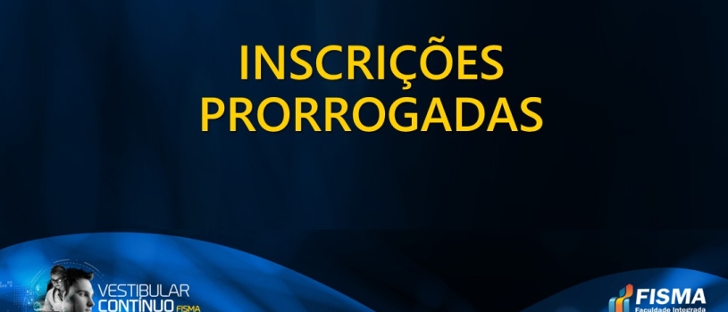 VESTIBULAR CONTÍNUO TEM AMPLIAÇÃO DE VAGAS E INSCRIÇÕES PRORROGADAS