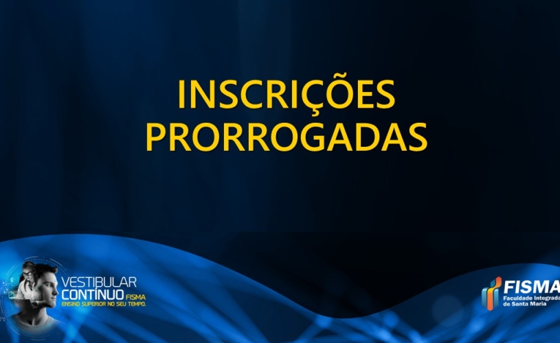 VESTIBULAR CONTÍNUO TEM AMPLIAÇÃO DE VAGAS E INSCRIÇÕES PRORROGADAS