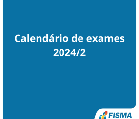 Divulgação do calendário de exames referentes ao segundo semestre letivo de 2024