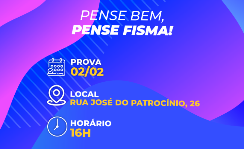 Vestibular da FISMA ocorre neste sábado, 2 de fevereiro, na Sede da Instituição