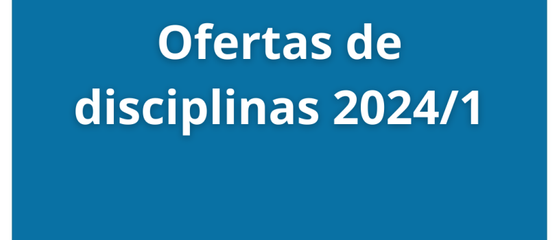 FISMA divulga oferta de disciplinas para o primeiro semestre de 2024