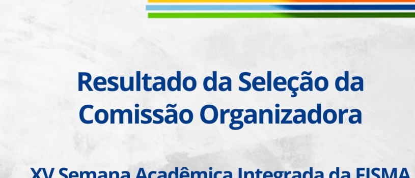 DIVULGADO RESULTADO DISCENTE PARA A COMISSÃO ORGANIZADORA DA SAI