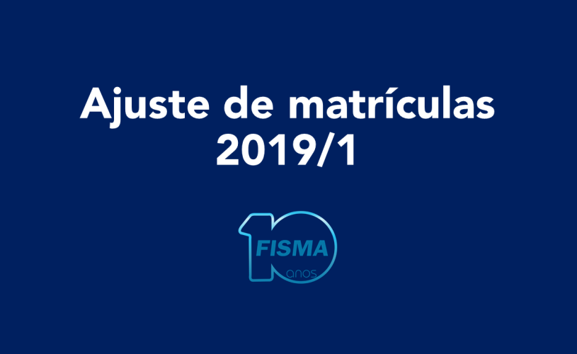 Informações sobre o ajuste de matrículas