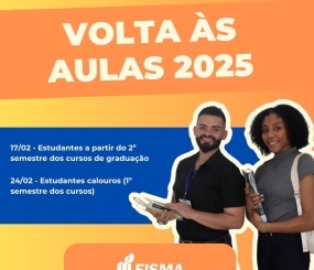 Volta às aulas e calendário acadêmico 2025