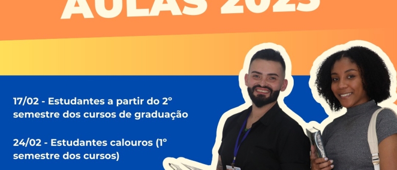 Volta às aulas e calendário acadêmico 2025