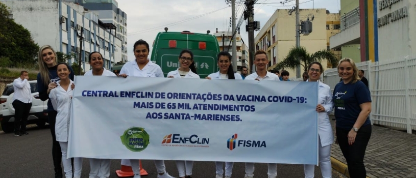 FISMA participa de desfile cívico em Santa Maria