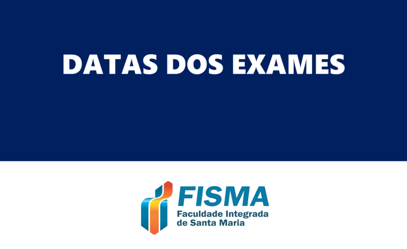 Divulgação Datas dos Exames 2019/2