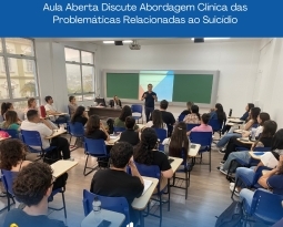 Aula Aberta Discute Abordagem Clínica das Problemáticas Relacionadas ao Suicídio