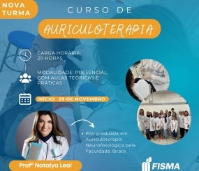 FISMA lança nova turma do curso de auriculoterapia