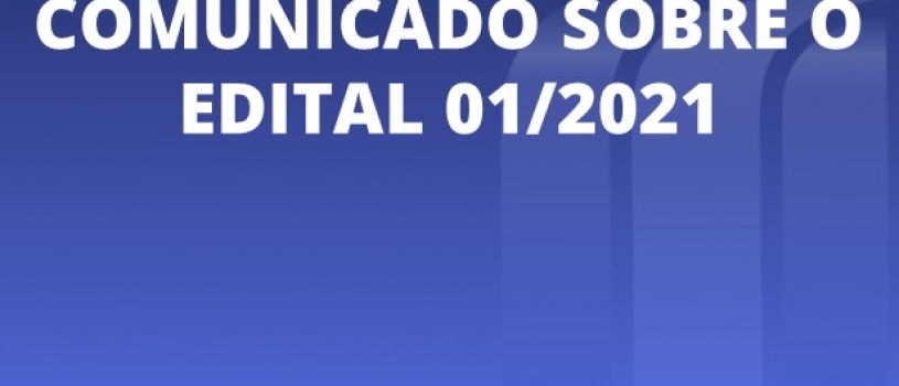 COMUNICADO FISMA SOBRE O EDITAL 01/2021