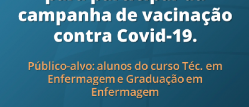 ENFCLIN AMPLIA LINHAS DE ATENDIMENTO E SELECIONA VOLUNTÁRIOS À CENTRAL DE ORIENTAÇÕES DA VACINA COVID-19