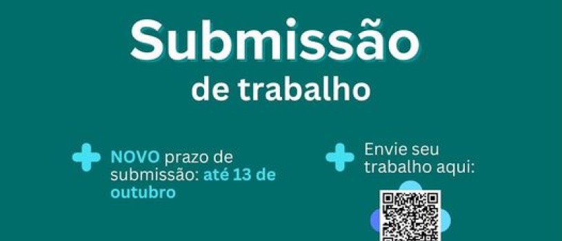 Prorrogado o prazo de submissão de trabalhos para a Jornada Internacional do curso de Enfermagem