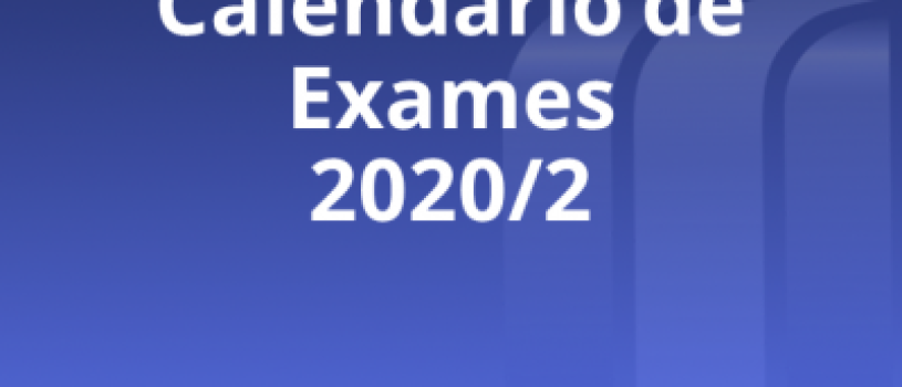 Calendário de exames