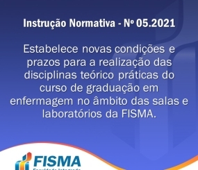 FISMA divulga nova Instrução Normativa Nº 05.2021