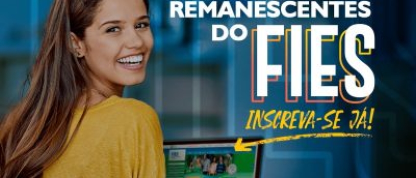 FIES abre inscrições para vagas remanescentes