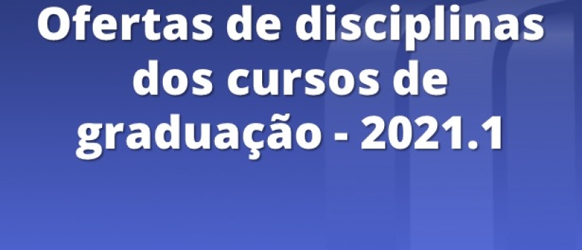 Ofertas das disciplinas dos cursos de graduação da FISMA